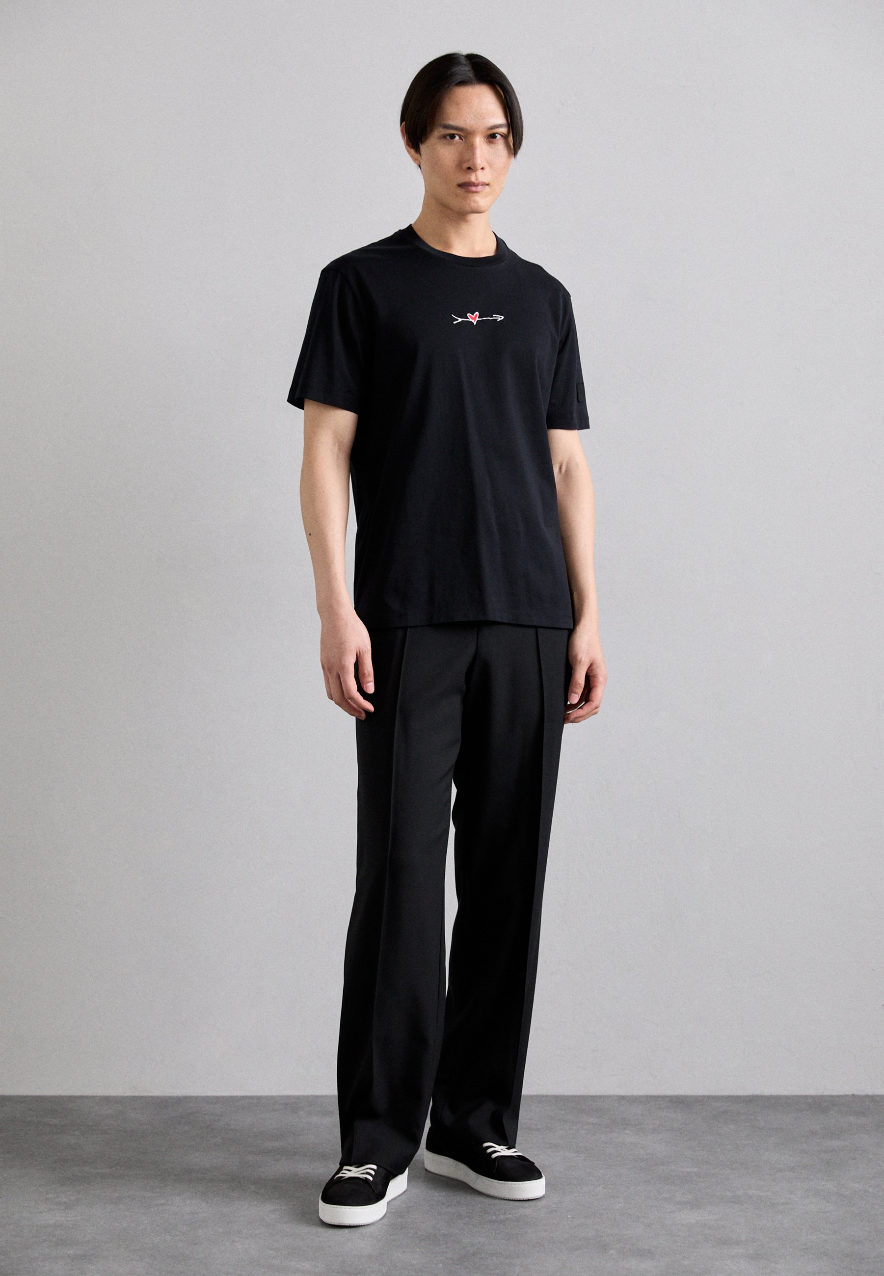 Neil Barrett SLIM CUPID - T-shirt con stampa - black/nero
