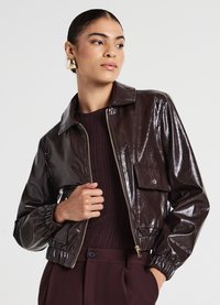 Calliope Giacca in similpelle - marrone scuro