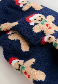 Next Zeķes - navy blue gingerbread