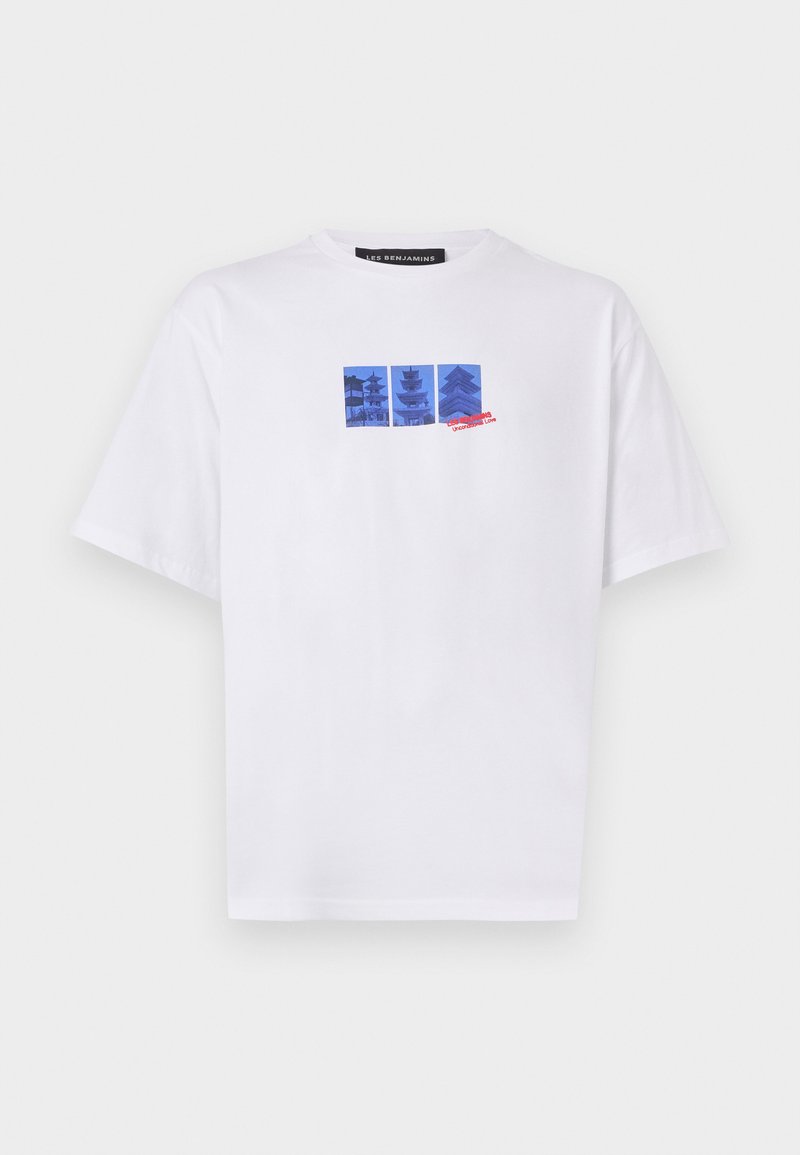 Les Benjamins T-shirt print wit