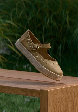 TOMS, CAROLINA MARY JANE - Espadrilles - light brown