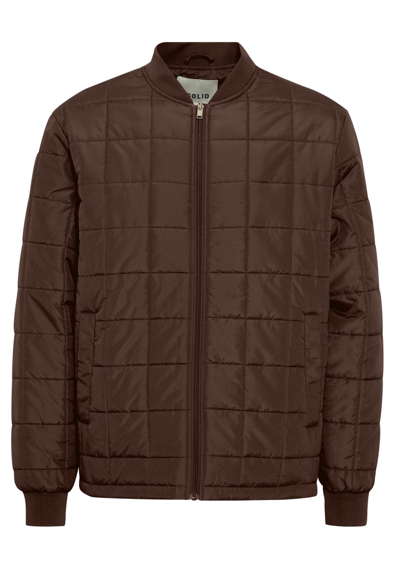 Solid Bomberjacks bruin Solid Bomberjacks bruin
