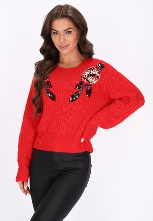 Pullover - red