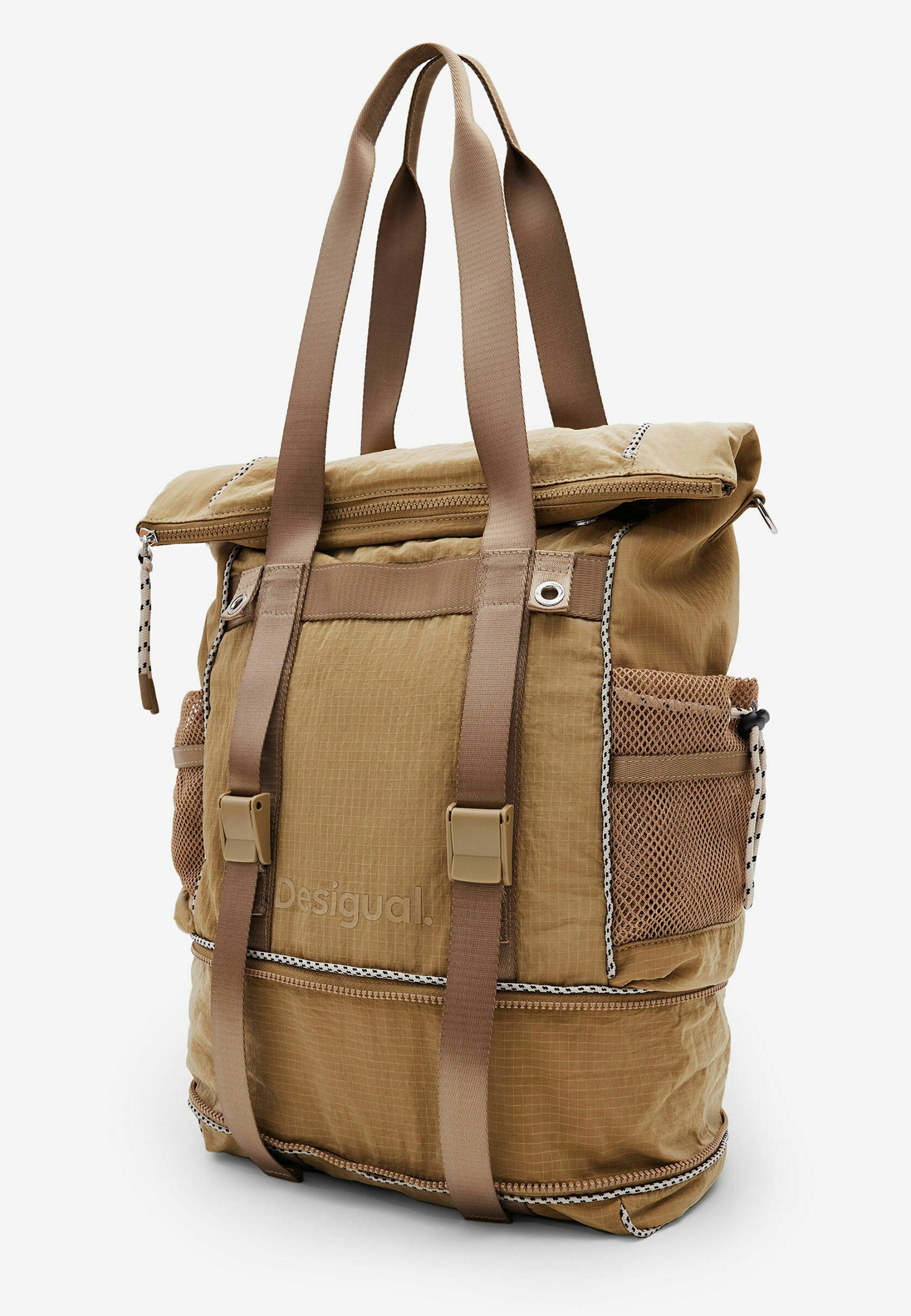 Desigual リュック・ショルダー、バック　カーキ/紫/オレンジ Desigual リュック・ショルダー、バックカーキ/紫/オレンジ