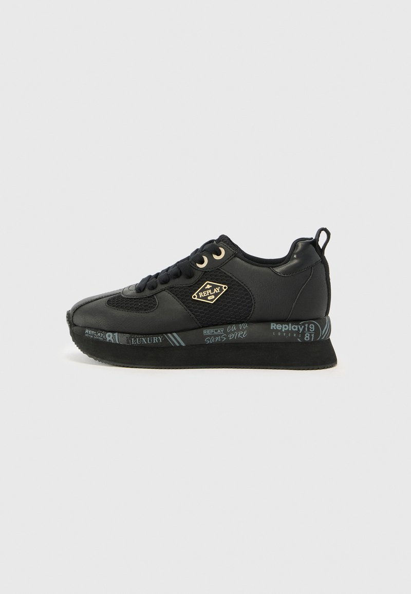 Replay THEA RHOMBUS - Baskets basses - black
