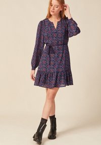 BONOBO Jeans PATINENKLEID - Freizeitkleid - bleu marine