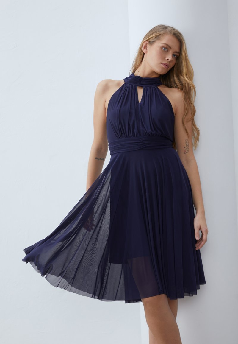 Blue Short Party Dress,Cocktail Dresses    fg3035