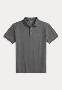 CUSTOM SLIM FIT STRETCH MESH SHIRT - Poloshirt - smoke