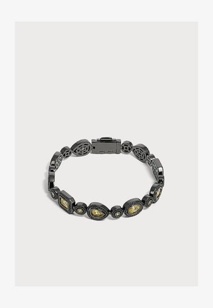 DARKAI, UNISEX - Bracelet - black/gold-coloured yellow