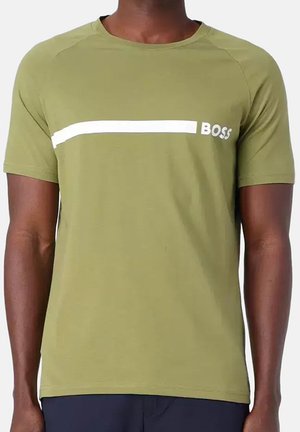 BOSS, SLIM MC - T-shirt print - khaki