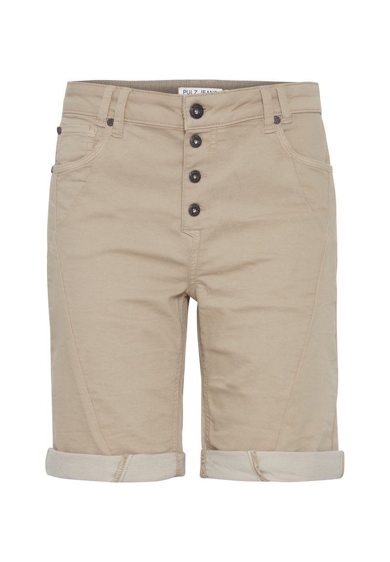 PULZ Jeansshort beige