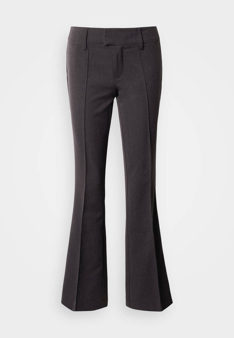 Gina Tricot Tall Broek donkergrijs gemêleerd