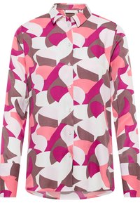 Eterna VISKOSEBLUSE - REGULAR FIT - Button-down blouse - koralle