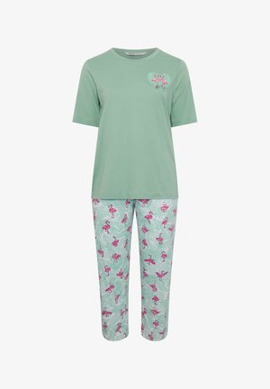 Yours Clothing, PLUS SIZE NIGHTDRESSES & CHEMISES. SET - Camicia da notte - green