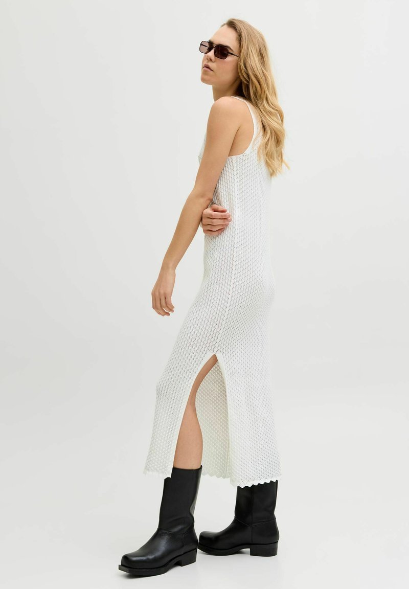 white knitted jumper dress JJXX JXZURI Knitted - Alpha Kappa Alpha Apparel