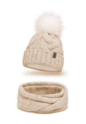 SET - Nyakmelegítő arcmaszk - light beige