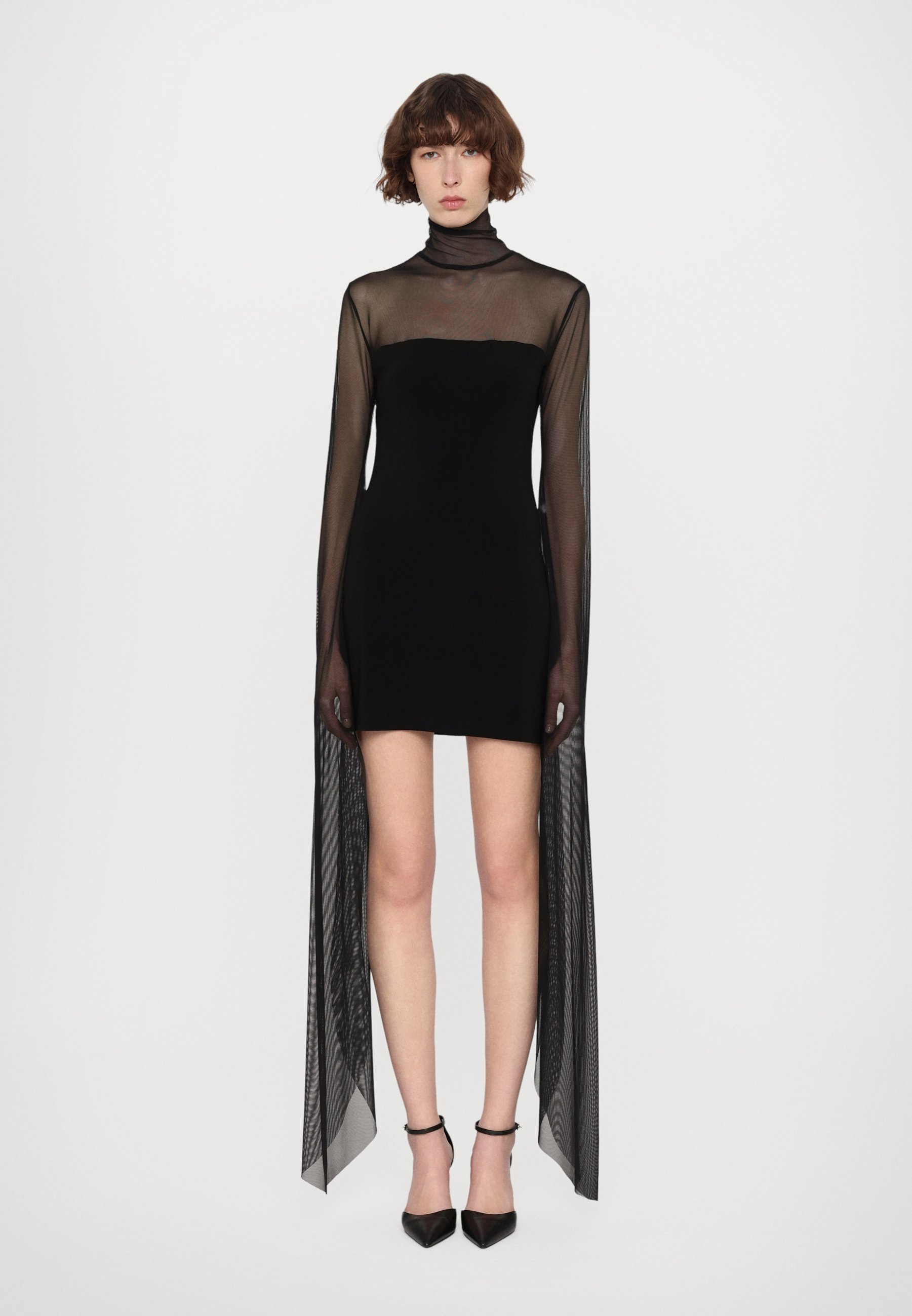 Norma Kamali RIBBON SLEEVE TURTLE NECK - Cocktail dress / Party Norma Kamali RIBBON SLEEVE TURTLE NECK - Cocktail dress / Party
