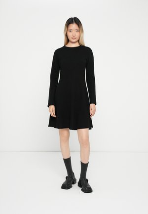 JDYROSEMARY LIFE O NECK DRESS  - Robe pull - black