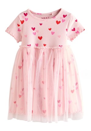 Next REGULAR FIT - Džemperkleita - pink hearts