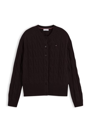 Tommy Hilfiger, SOFT WOOL CARDI - Cardigan - chocolate