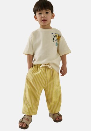 Next Bukser - ochre yellow stripe