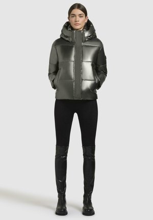 khujo DEVINA SHINY-YM - Winterjas - medium grey