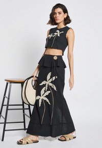 Be Sunset Falda larga - black