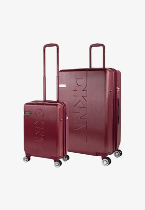 INLINE 2 PACK - Juego de maletas - granate