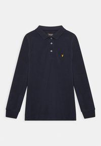 Lyle & Scott HEAVYWEIGHT SOFT TOUCH FINISH - Poloshirt - navy blazer