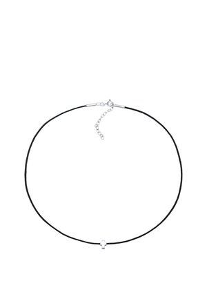 CHOKER CROSS - Collier - silberfarben