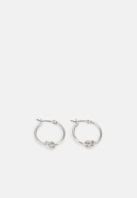 DKNY KNOT HOOP - Náušnice - silver-coloured