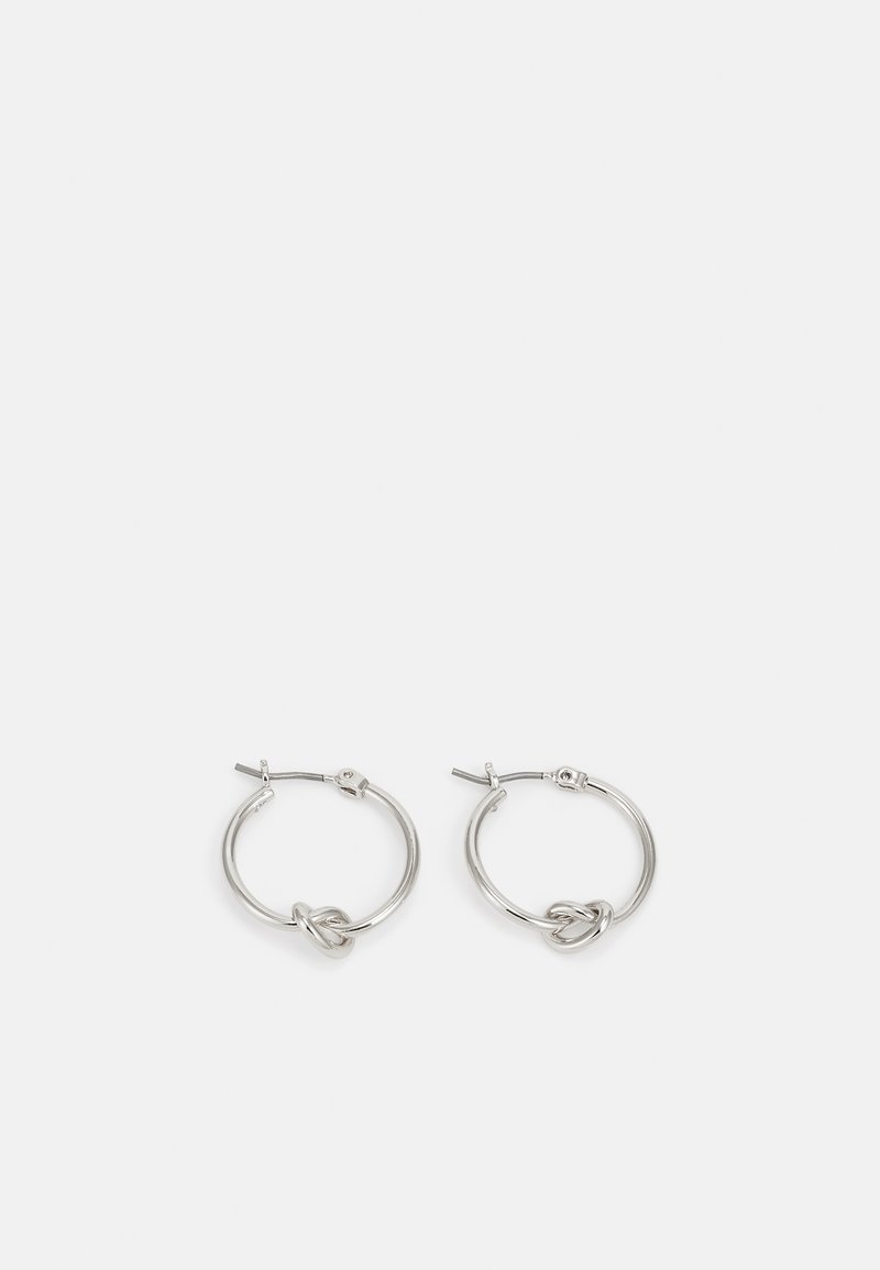 DKNY KNOT HOOP - Náušnice - silver-coloured