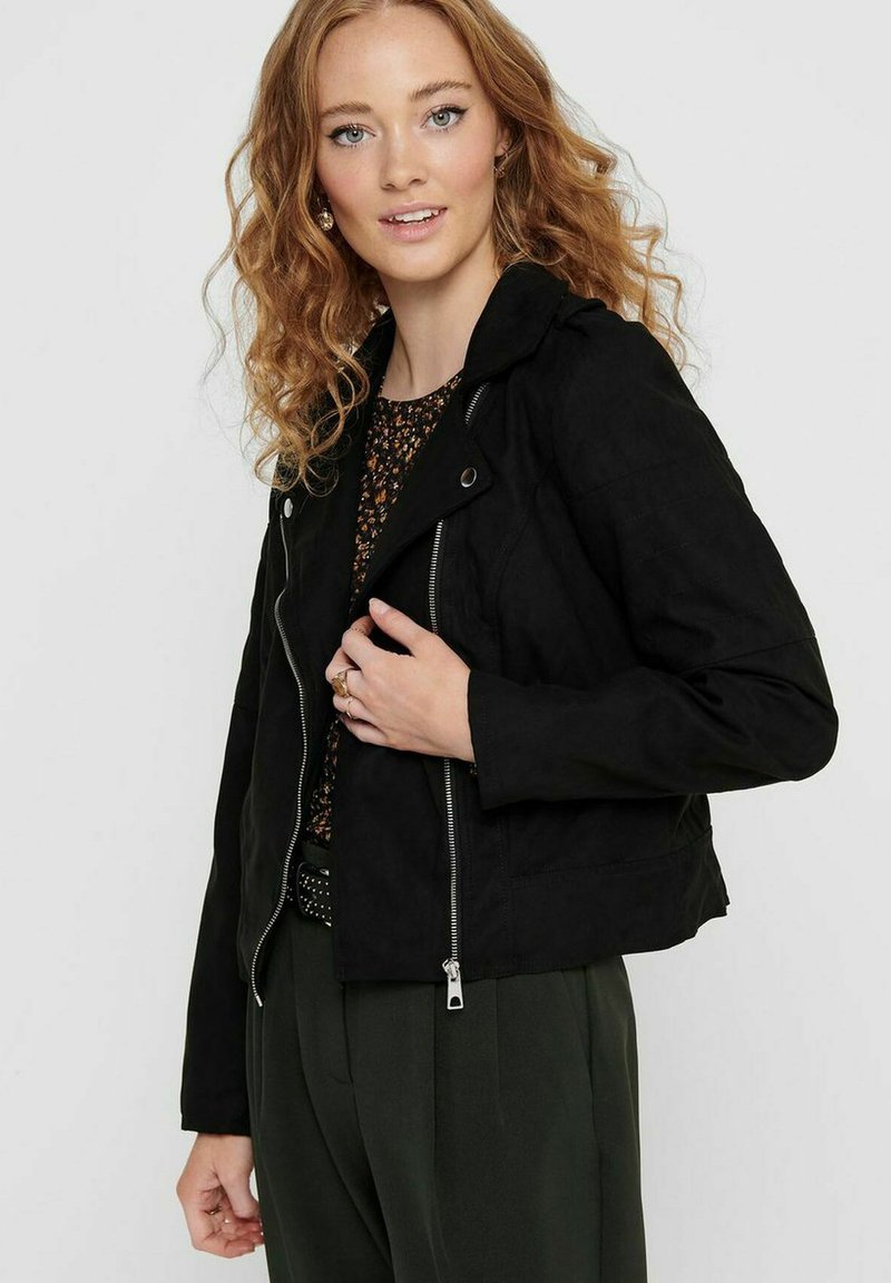 Damen Leichte Jacken | JDY BIKER FOREST Kunstlederjacke schwarz - JM53588 Damen Leichte Jacken | JDY BIKER FOREST Kunstlederjacke schwarz - JM53588