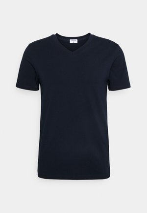 Filippa K V NECK TEE - T-shirt basique - navy