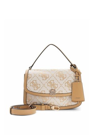 Guess, AUDREY LOGO CONVERTIBLE XBODY FLAP - Sac à main - beige logo