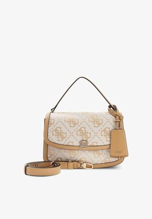 Guess, AUDREY LOGO CONVERTIBLE XBODY FLAP - Sac à main - beige logo