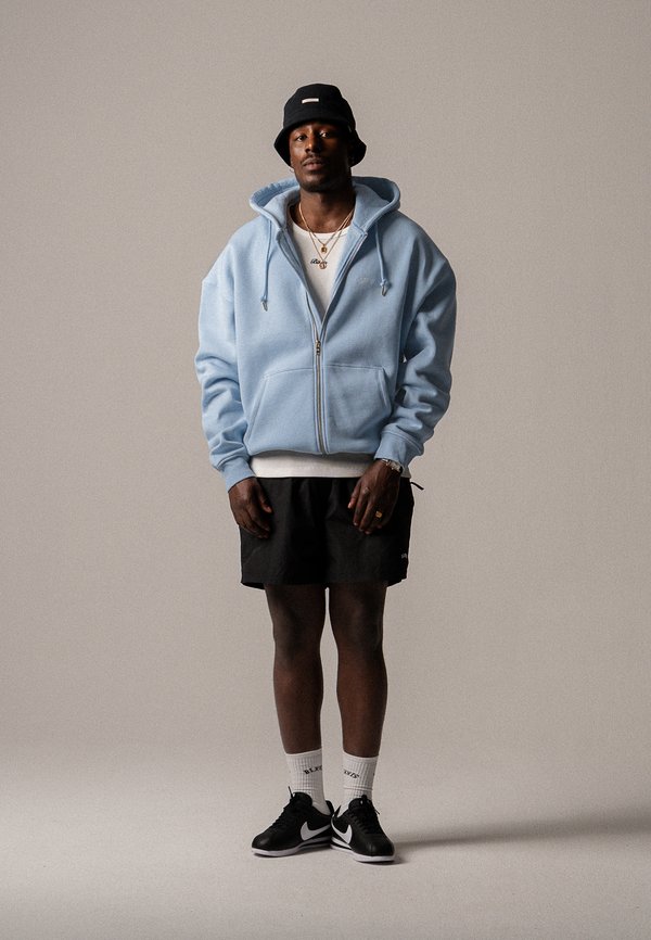 LOGO ZIP HOODY UNISEX - Zip-up sweatshirt - skyway