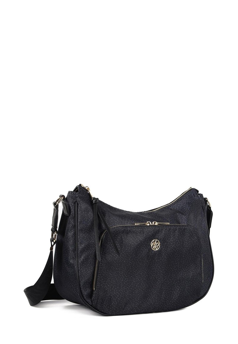 Y Not? HOBO LARGE CLOUD IN LOGATO Borsa a tracolla nero