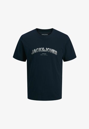 Jack & Jones, T-SHIRT PLUS SIZE T-SHIRT - Tričko s potlačou - navy blazer