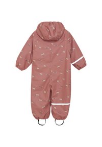 CeLaVi RAINWEAR PRINT FLEECE - Buksedragter - brick dust