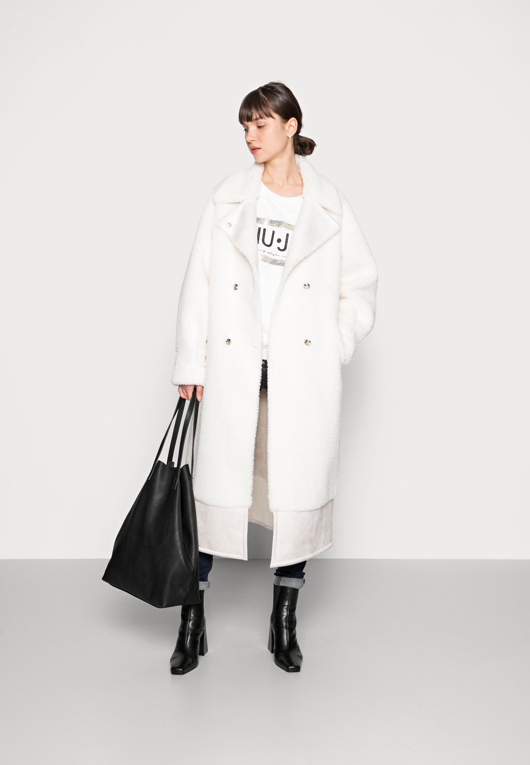 Liu Jo Jeans CAPPOTTO SINTETICO - Winter coat - snow white/off-white -  Zalando.co.uk