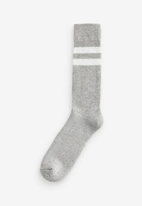 Next 4 PACK - Strømper - white grey double stripe