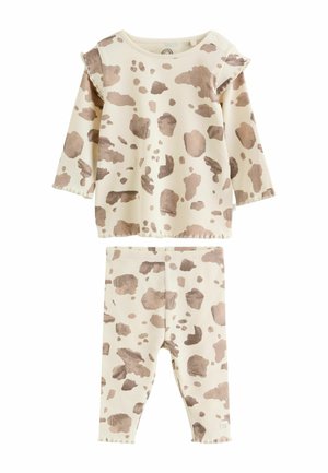REGULAR FIT-2 PIECE SET - Leggings - Hosen - brown cow