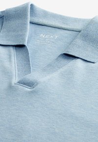 Next REVERE COLLAR REGULAR FIT - Bluză polo - light blue marl