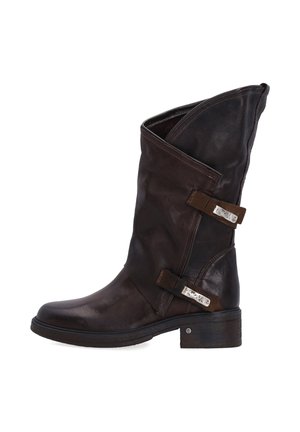 Kovbojské/motorkářské kozačky - brown