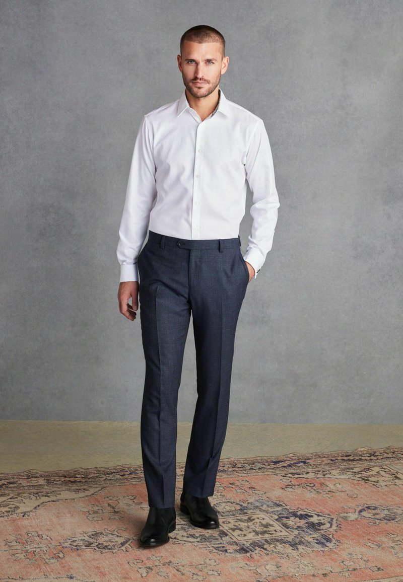 Next SIGNATURE TRIMMED DOUBLE CUFF SLIM FIT - Andre accessories - white