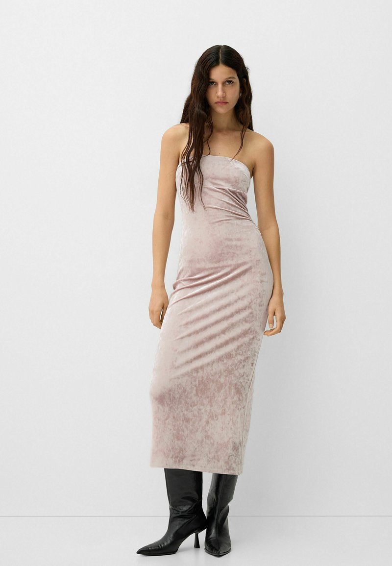 Bershka Cocktailjurk roze