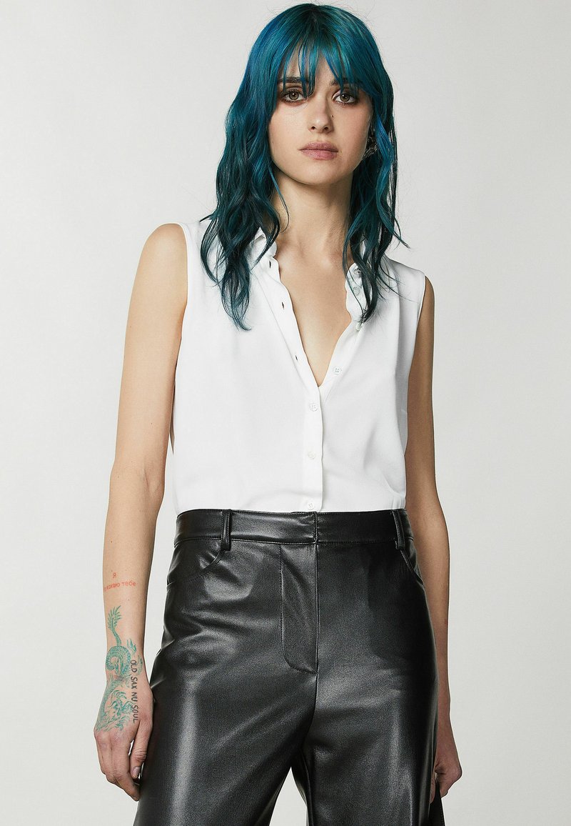 Patrizia Pepe Black Cotton Blouse