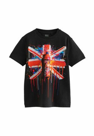 SHORT SLEEVE GRAPHIC STANDARD - Camiseta estampada - black union jack