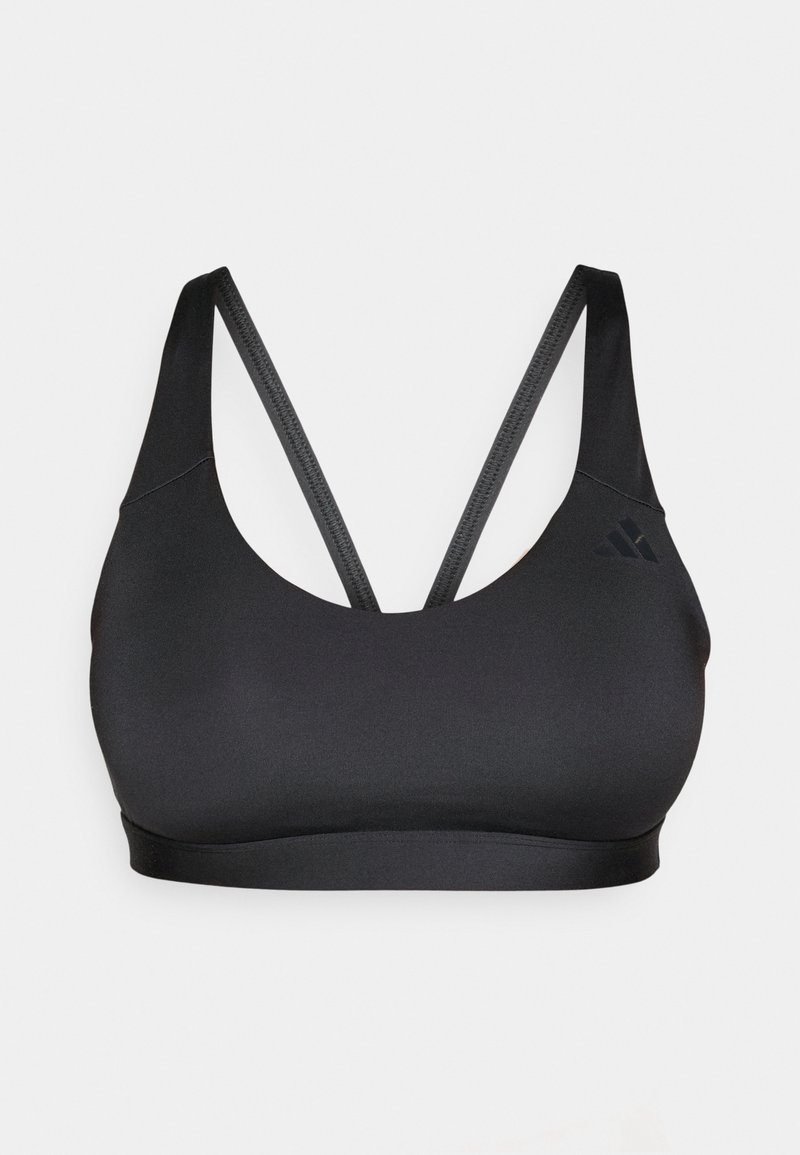 adidas Performance ALL ME - Medium support sports bra - black - Zalando ...